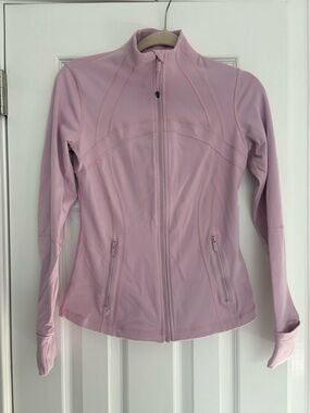 Lululemon Define Light Pink Women’s Zip-Front Performance Jacket